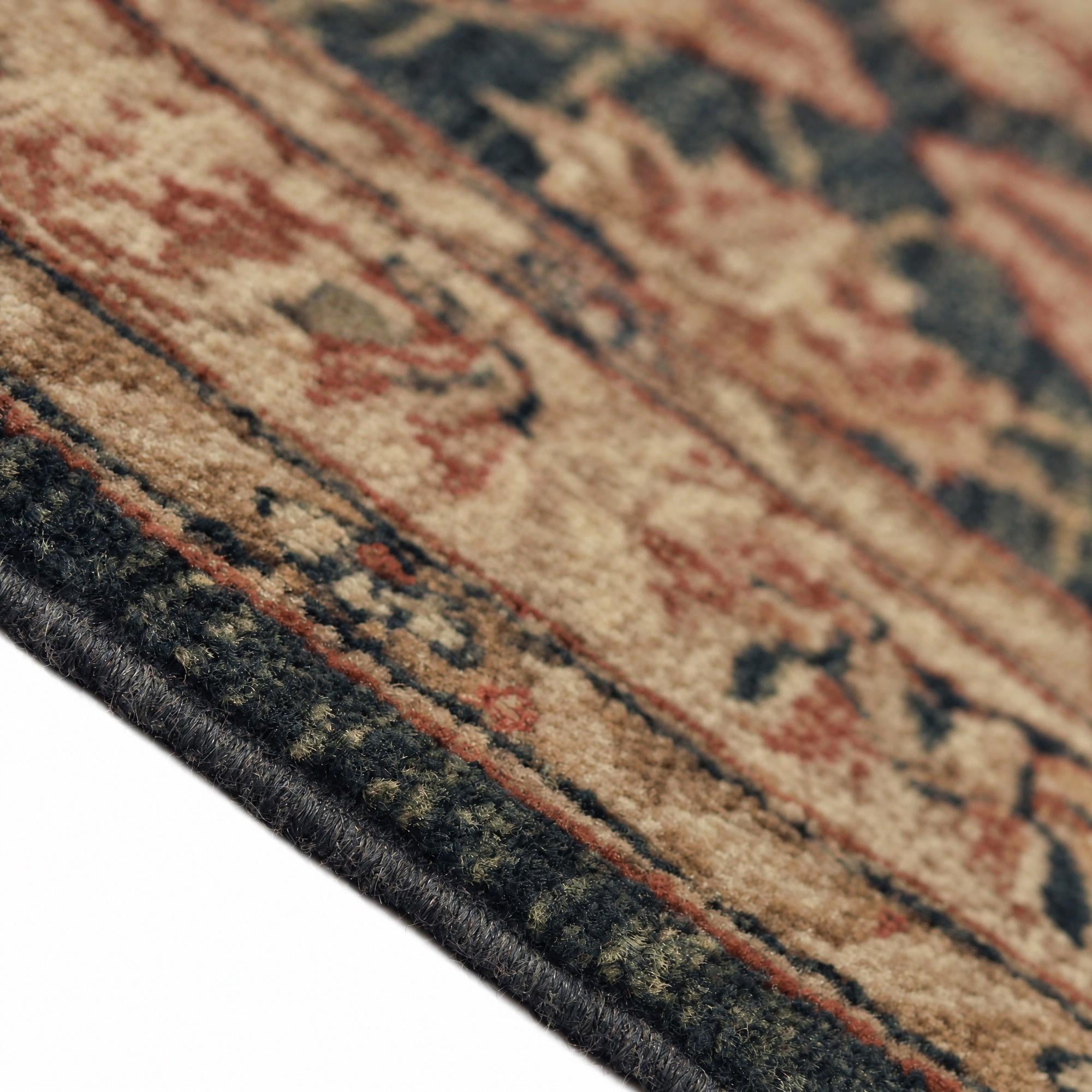 55cm x 255cm Hand Knotted Pershawar Ziegler Runner Rug
