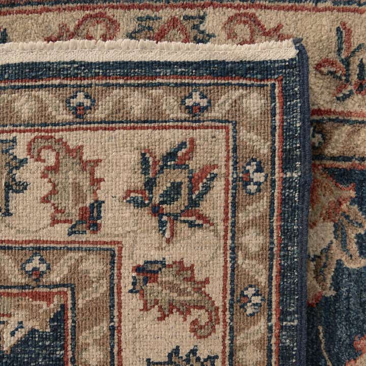 1' 10 x 8' 4 Hand Knotted Pershawar Ziegler Runner Rug