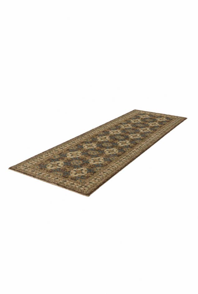 Detail image of 2' 8 x 8' 2 Hand Knotted Pershawar Ziegler Runner Rug
