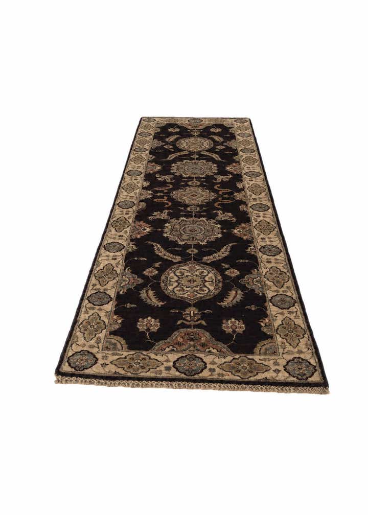 2' 7 x 8' 7 Hand Knotted Pershawar Ziegler Runner Rug