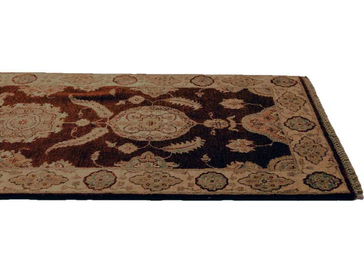 2' 7 x 8' 7 Hand Knotted Pershawar Ziegler Runner Rug