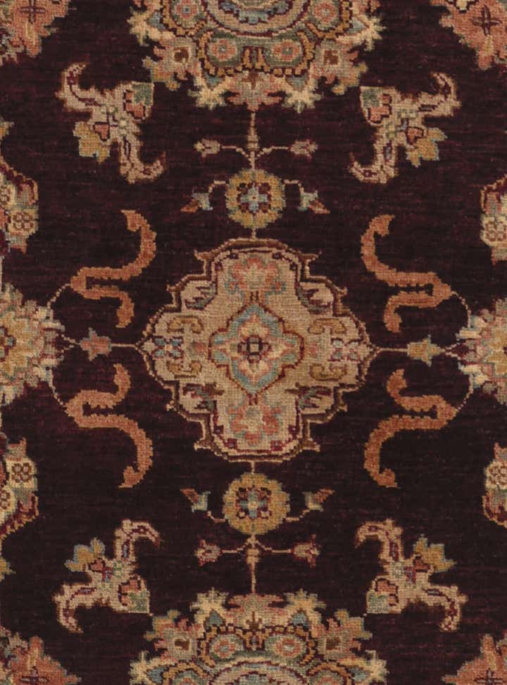 2' 7 x 8' 7 Hand Knotted Pershawar Ziegler Runner Rug