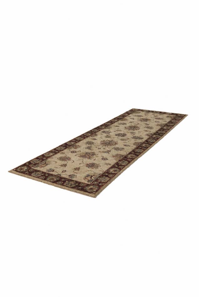Detail image of 2' 10 x 8' 6 Hand Knotted Pershawar Ziegler Runner Rug