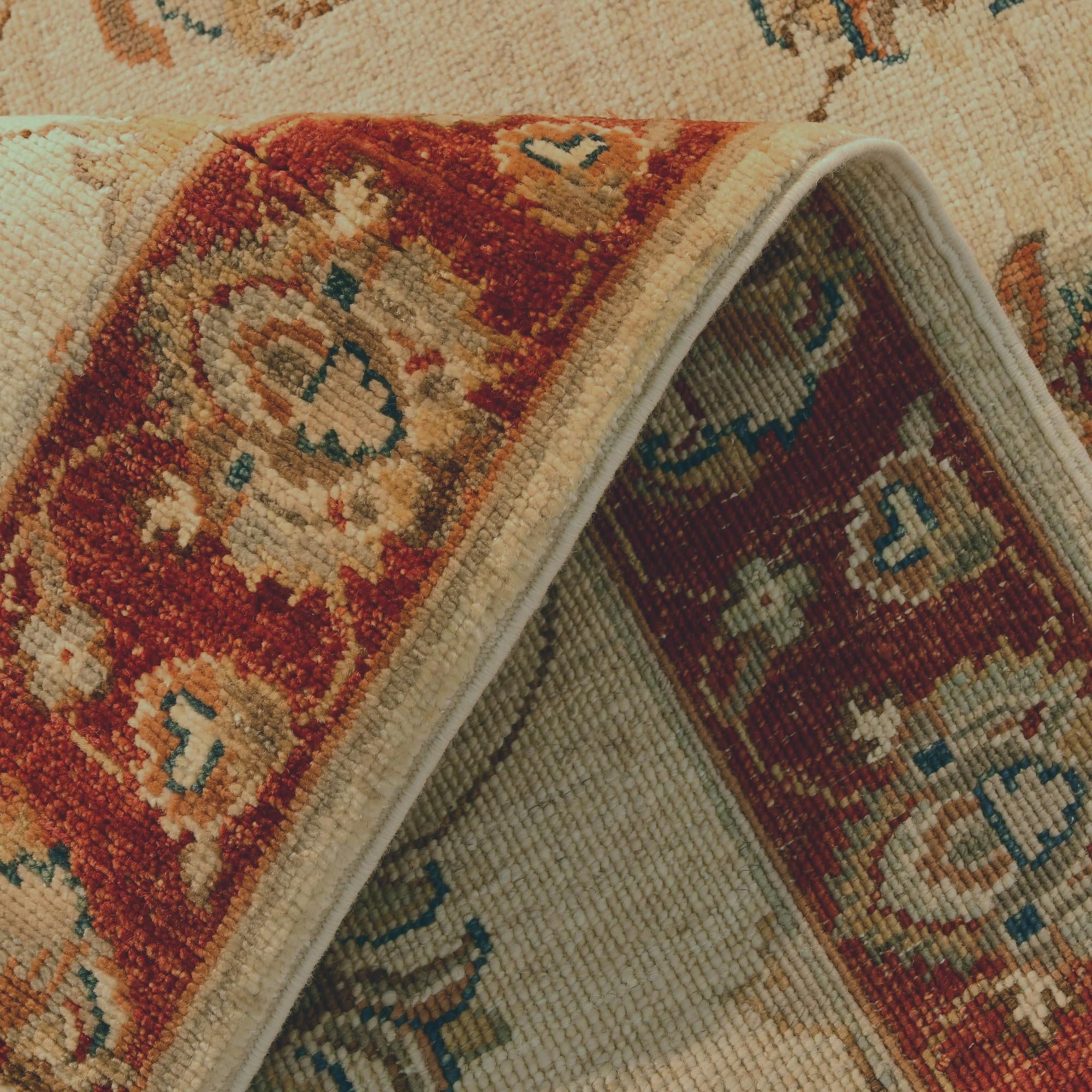 2' 10 x 8' 6 Hand Knotted Pershawar Ziegler Runner Rug