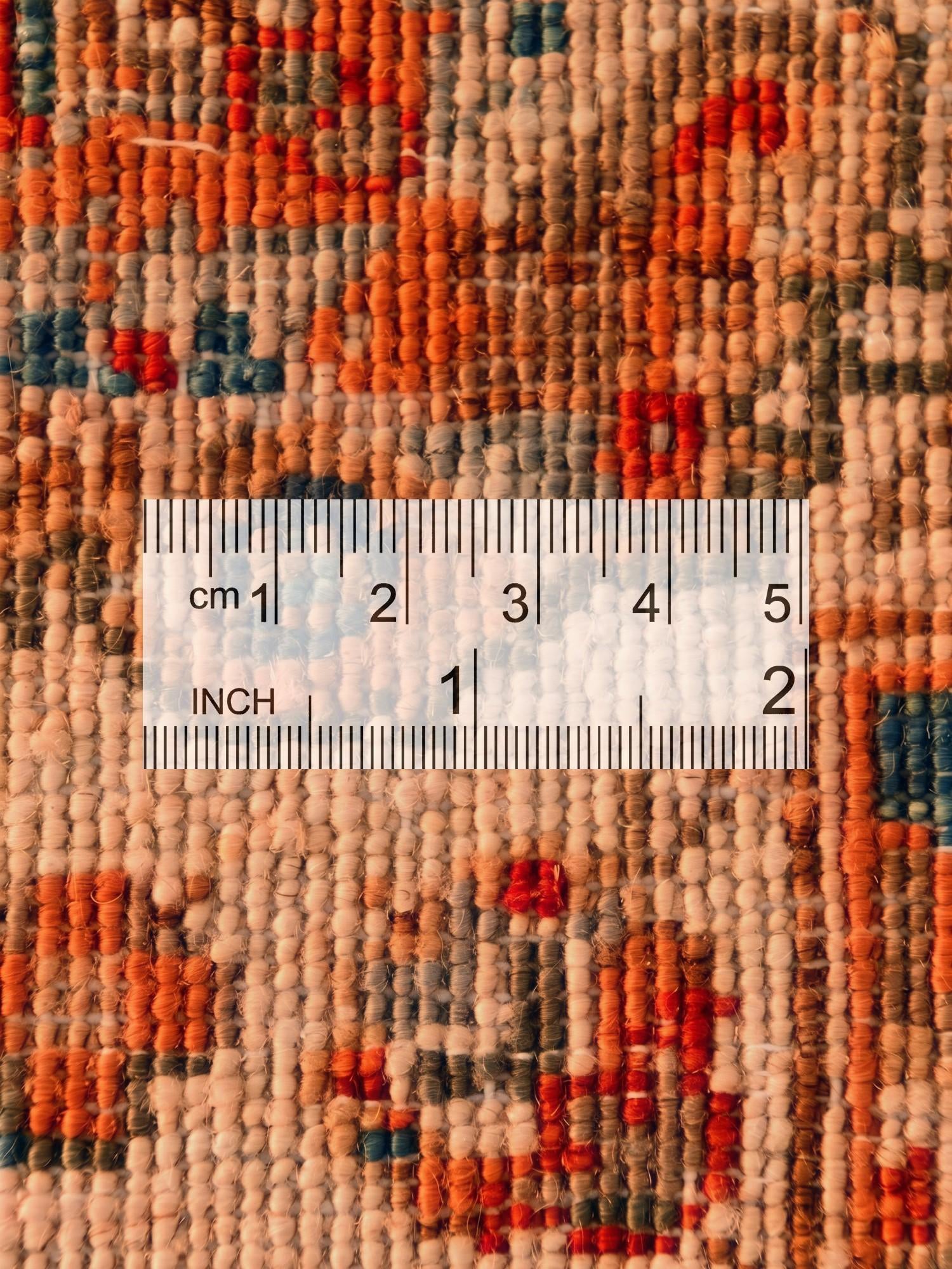 2' 9 x 8' 3 Hand Knotted Pershawar Ziegler Runner Rug