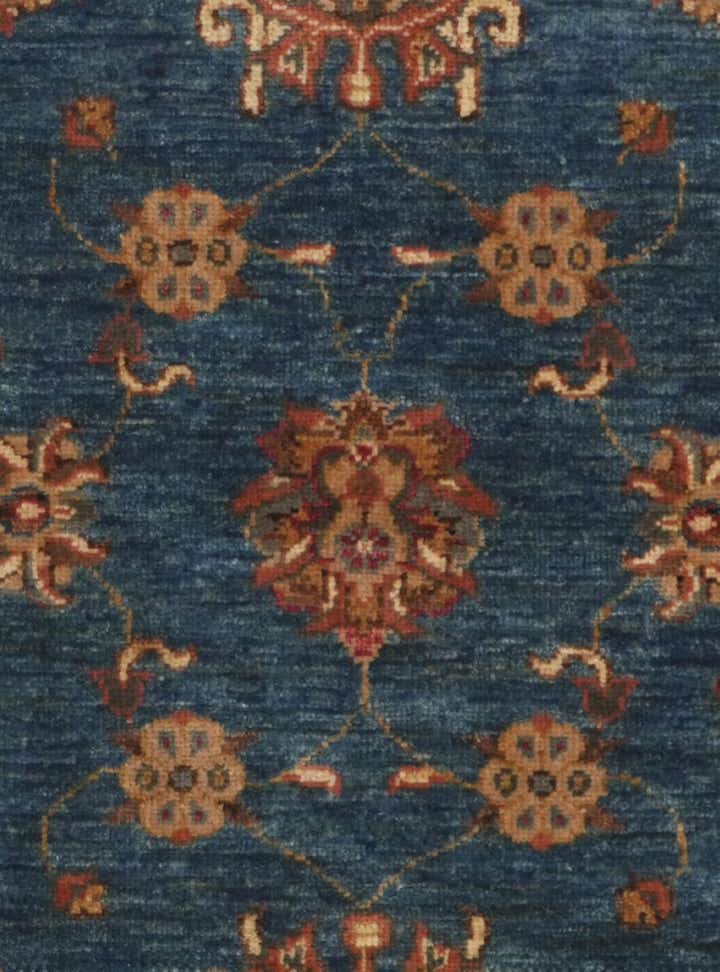2' 9 x 8' 3 Hand Knotted Pershawar Ziegler Runner Rug