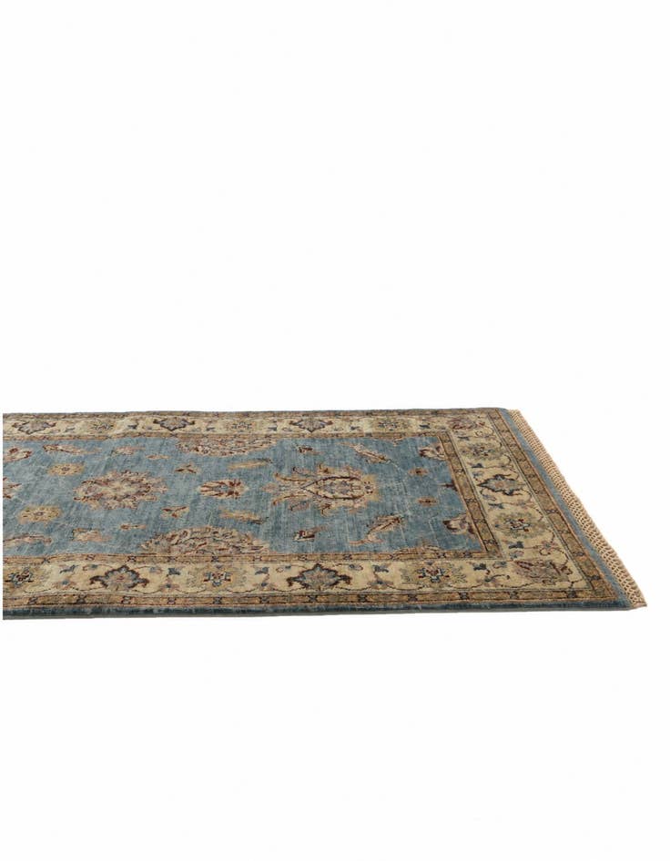 Detail image of 2' 8 x 7' Hand Knotted Pershawar Ziegler Runner Rug