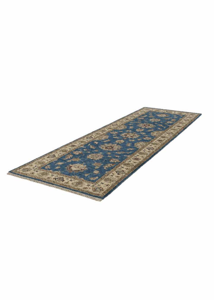 2' 9 x 8' 5 Hand Knotted Pershawar Ziegler Runner Rug