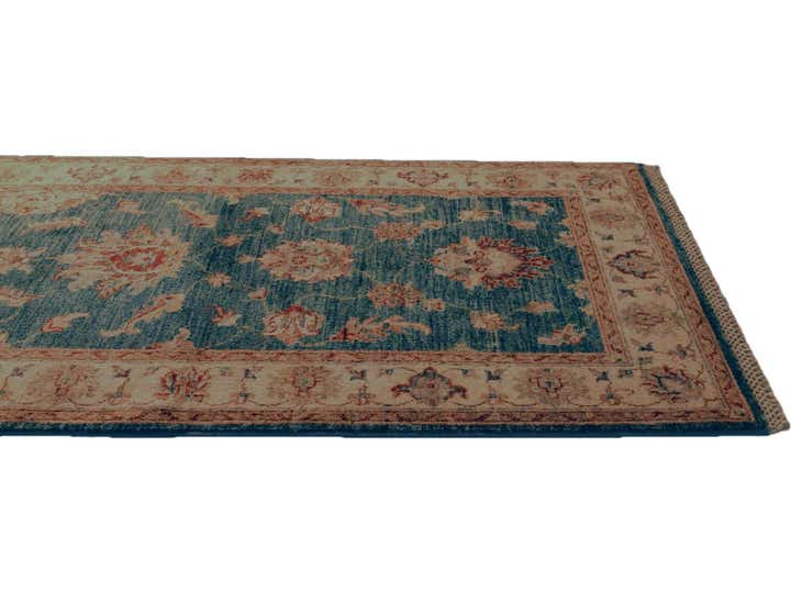 2' 9 x 8' 5 Hand Knotted Pershawar Ziegler Runner Rug