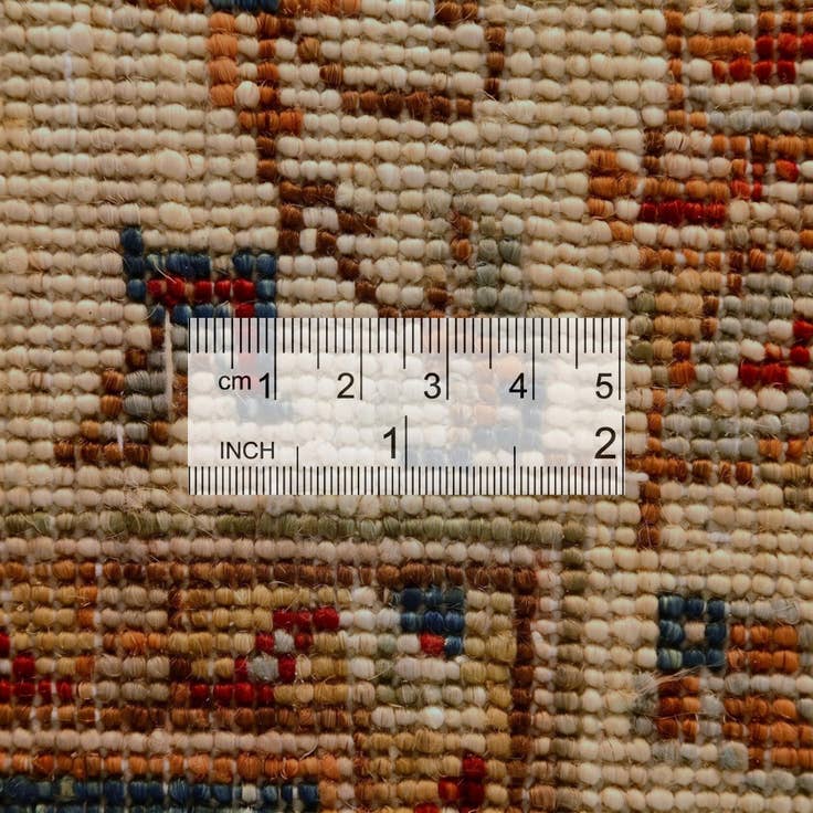 Detail image of 2' 9 x 8' 5 Hand Knotted Pershawar Ziegler Runner Rug