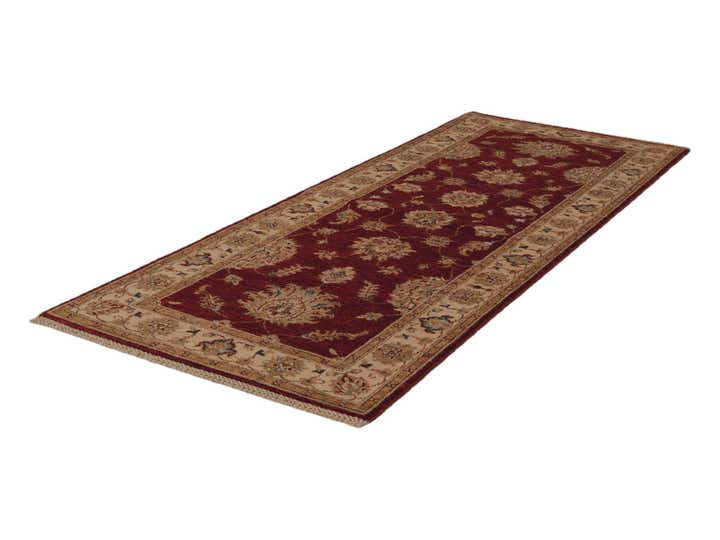 2' 10 x 7' 3 Hand Knotted Pershawar Ziegler Runner Rug