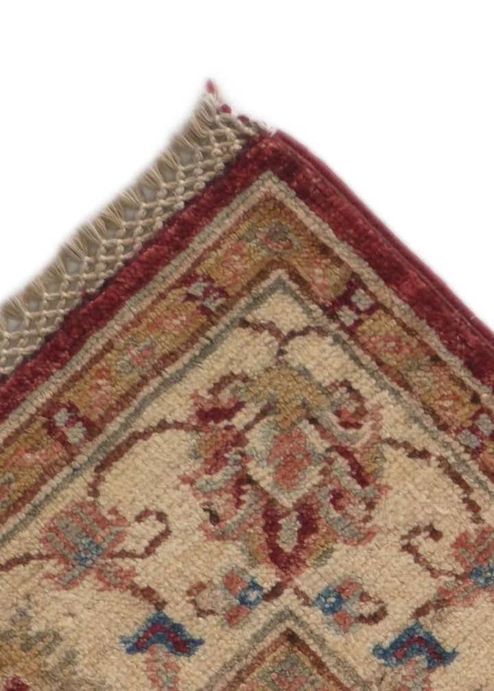2' 10 x 7' 3 Hand Knotted Pershawar Ziegler Runner Rug