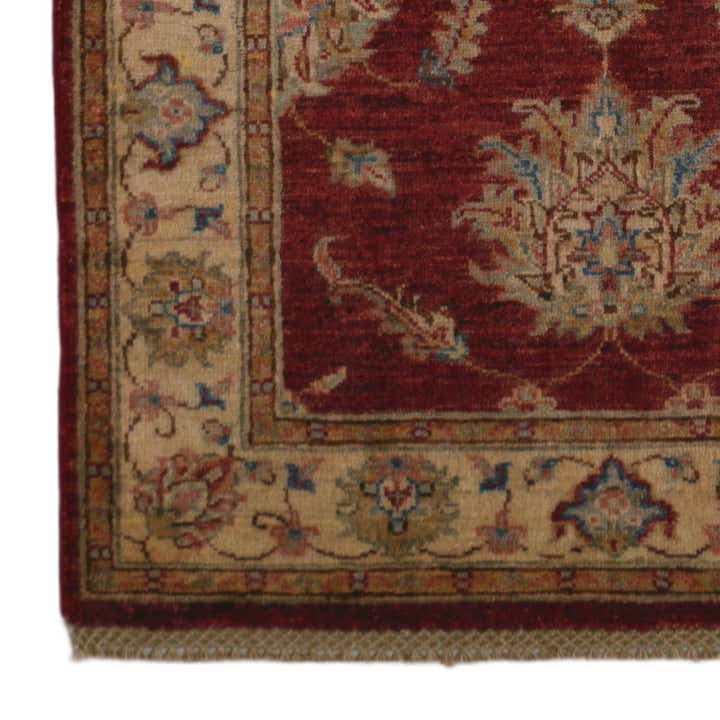2' 10 x 7' 3 Hand Knotted Pershawar Ziegler Runner Rug