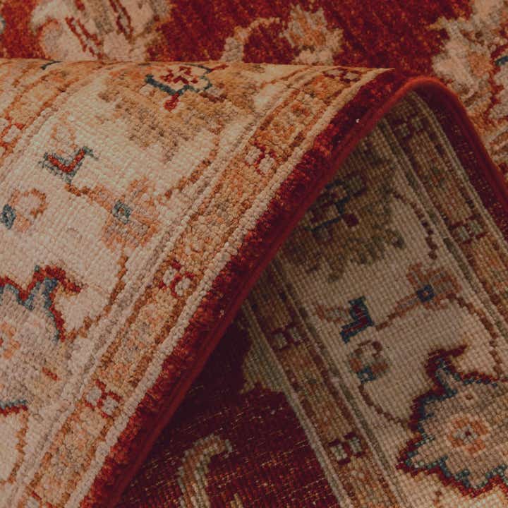 2' 10 x 7' 3 Hand Knotted Pershawar Ziegler Runner Rug