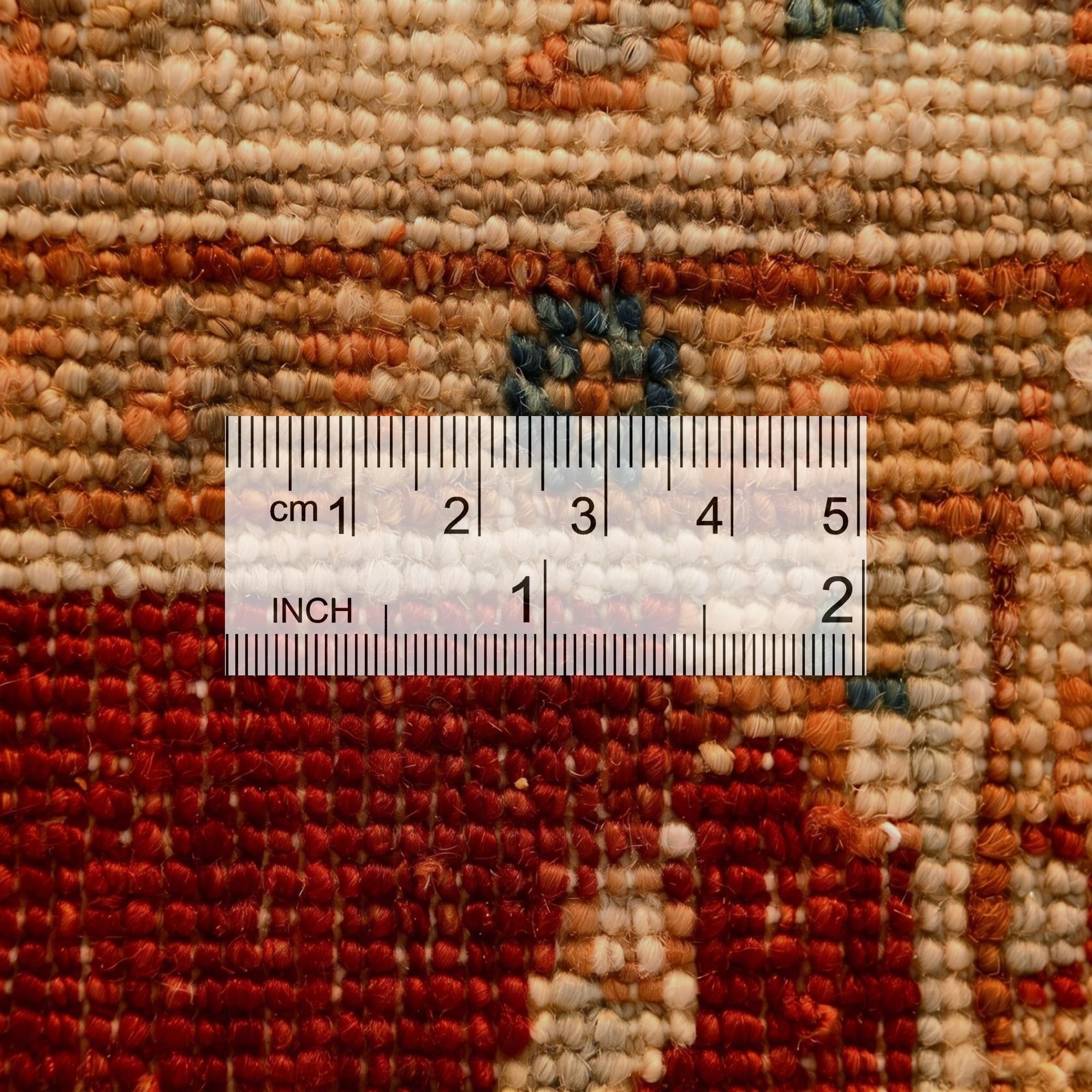 2' 10 x 7' 3 Hand Knotted Pershawar Ziegler Runner Rug