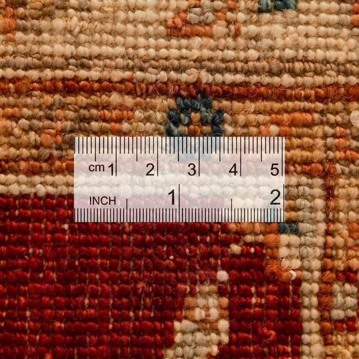 Detail image of 2' 10 x 7' 3 Hand Knotted Pershawar Ziegler Runner Rug