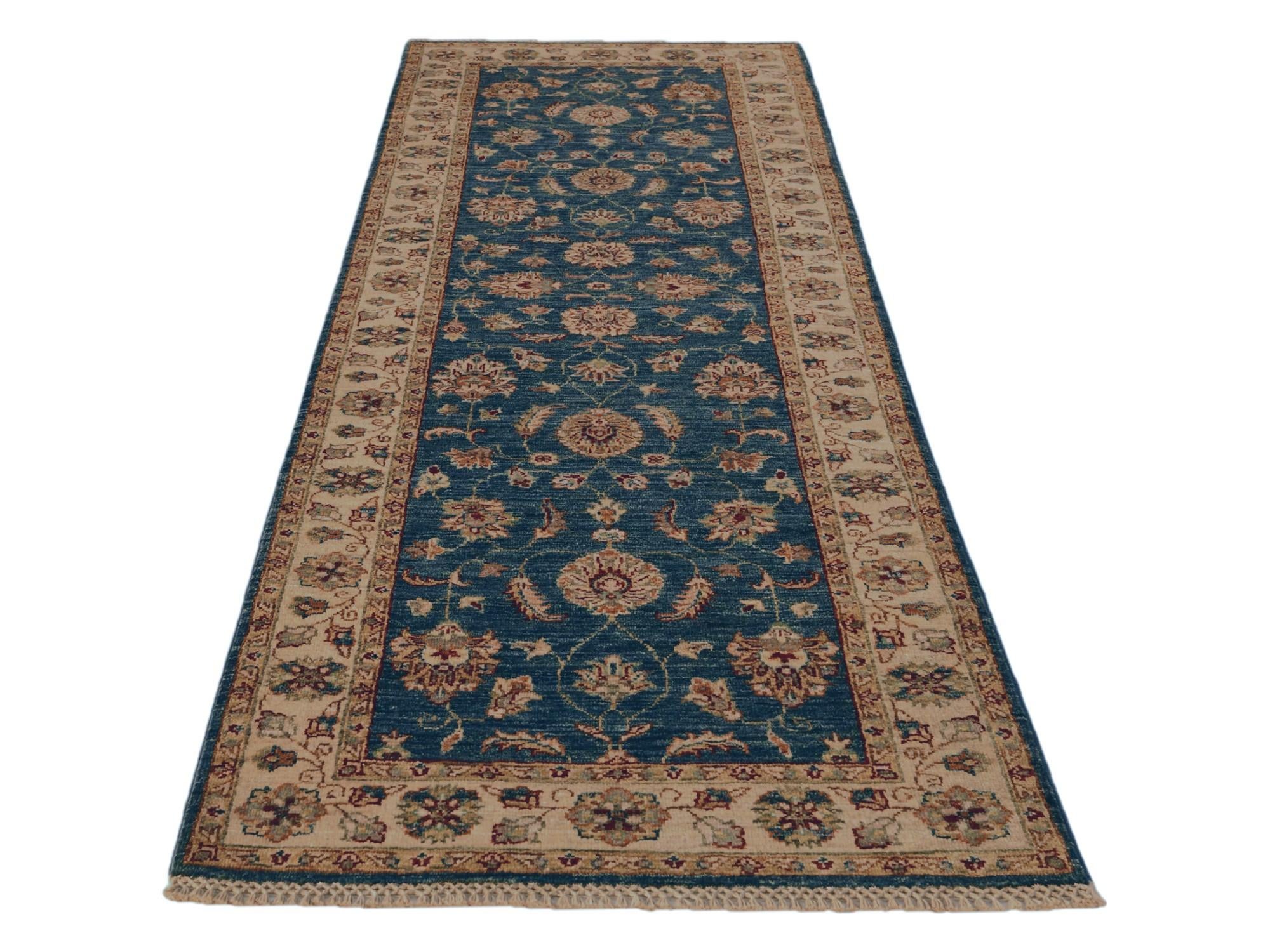 2' 8 x 8' 6 Hand Knotted Pershawar Ziegler Runner Rug