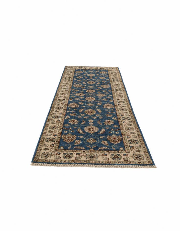 Detail image of 2' 8 x 8' 6 Hand Knotted Pershawar Ziegler Runner Rug