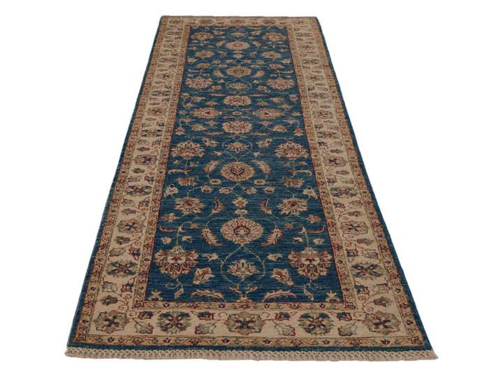 2' 8 x 8' 6 Hand Knotted Pershawar Ziegler Runner Rug