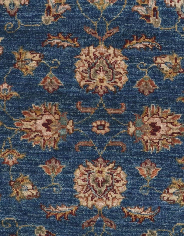Detail image of 2' 8 x 8' 6 Hand Knotted Pershawar Ziegler Runner Rug