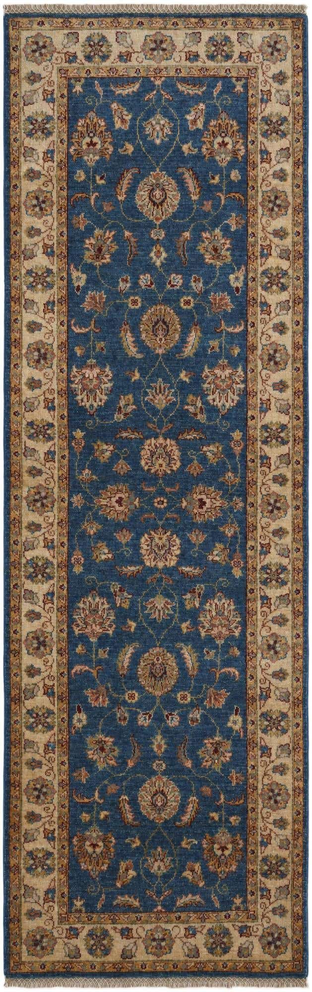 2' 8 x 8' 6 Hand Knotted Pershawar Ziegler Runner Rug