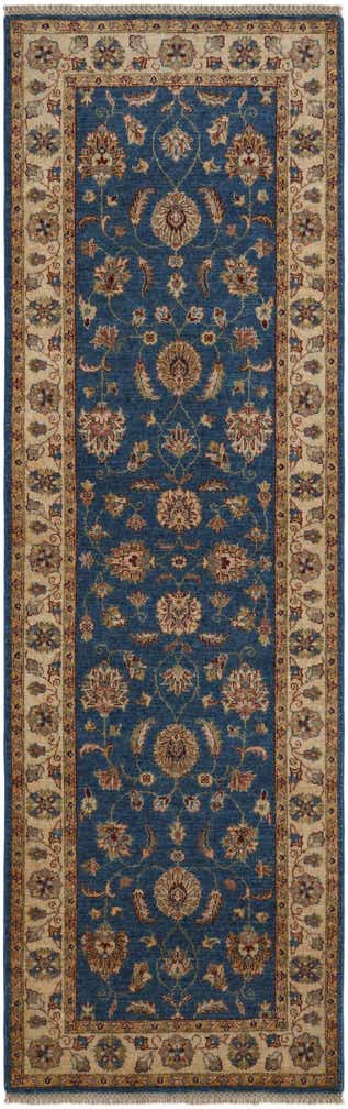 2' 8 x 8' 6 Hand Knotted Pershawar Ziegler Runner Rug
