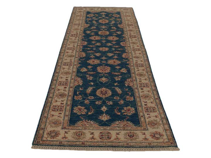 2' 8 x 8' 2 Hand Knotted Pershawar Ziegler Runner Rug