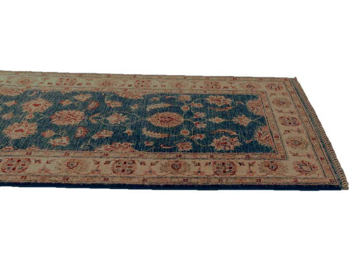2' 8 x 8' 2 Hand Knotted Pershawar Ziegler Runner Rug