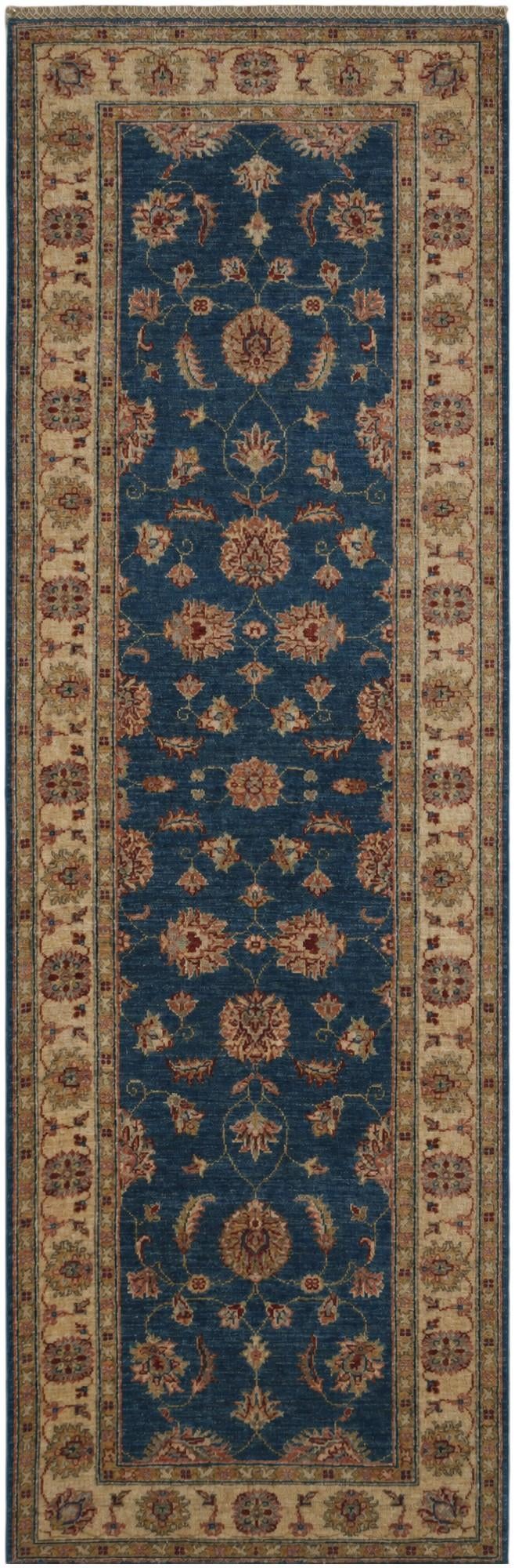 2' 8 x 8' 2 Hand Knotted Pershawar Ziegler Runner Rug