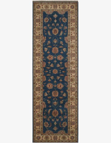 2' 8 x 8' 2 Hand Knotted Pershawar Ziegler Runner Rug