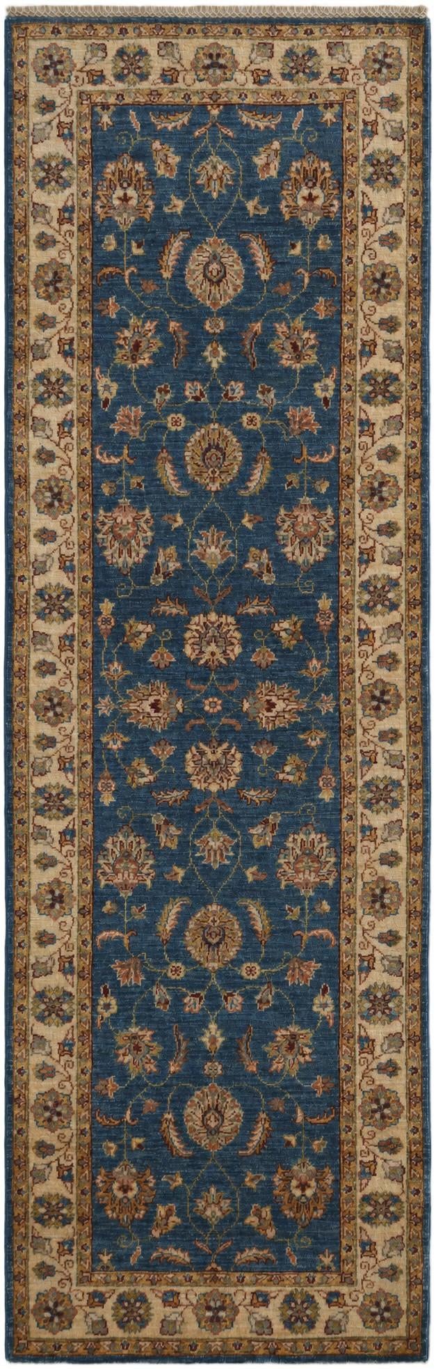 2' 8 x 8' 6 Hand Knotted Pershawar Ziegler Runner Rug
