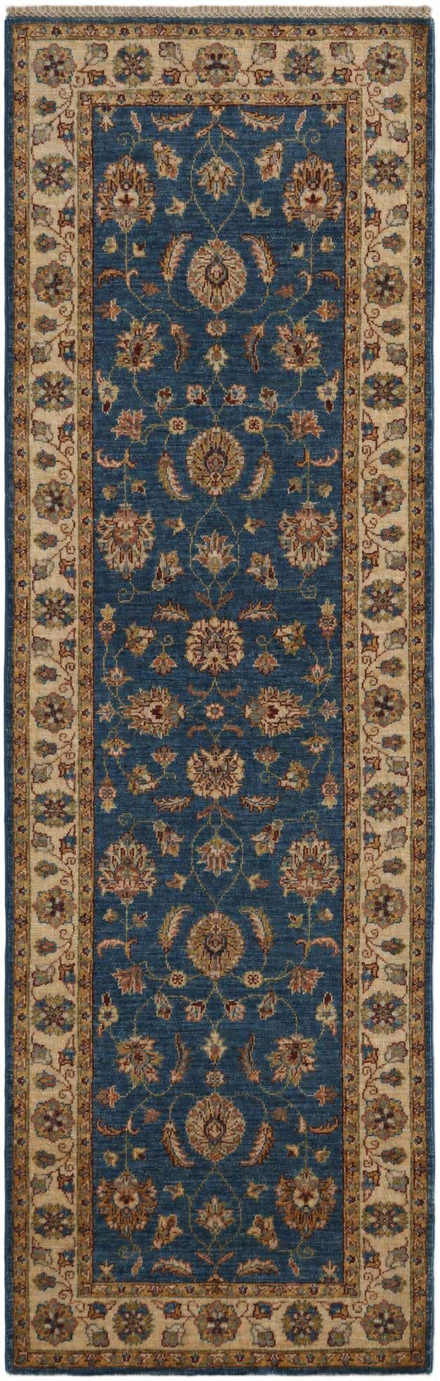2' 8 x 8' 6 Hand Knotted Pershawar Ziegler Runner Rug