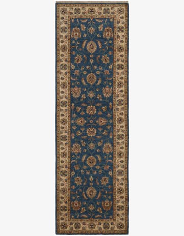 2' 8 x 8' 6 Hand Knotted Pershawar Ziegler Runner Rug