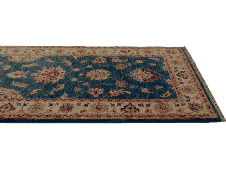2' 8 x 8' 4 Hand Knotted Pershawar Ziegler Runner Rug