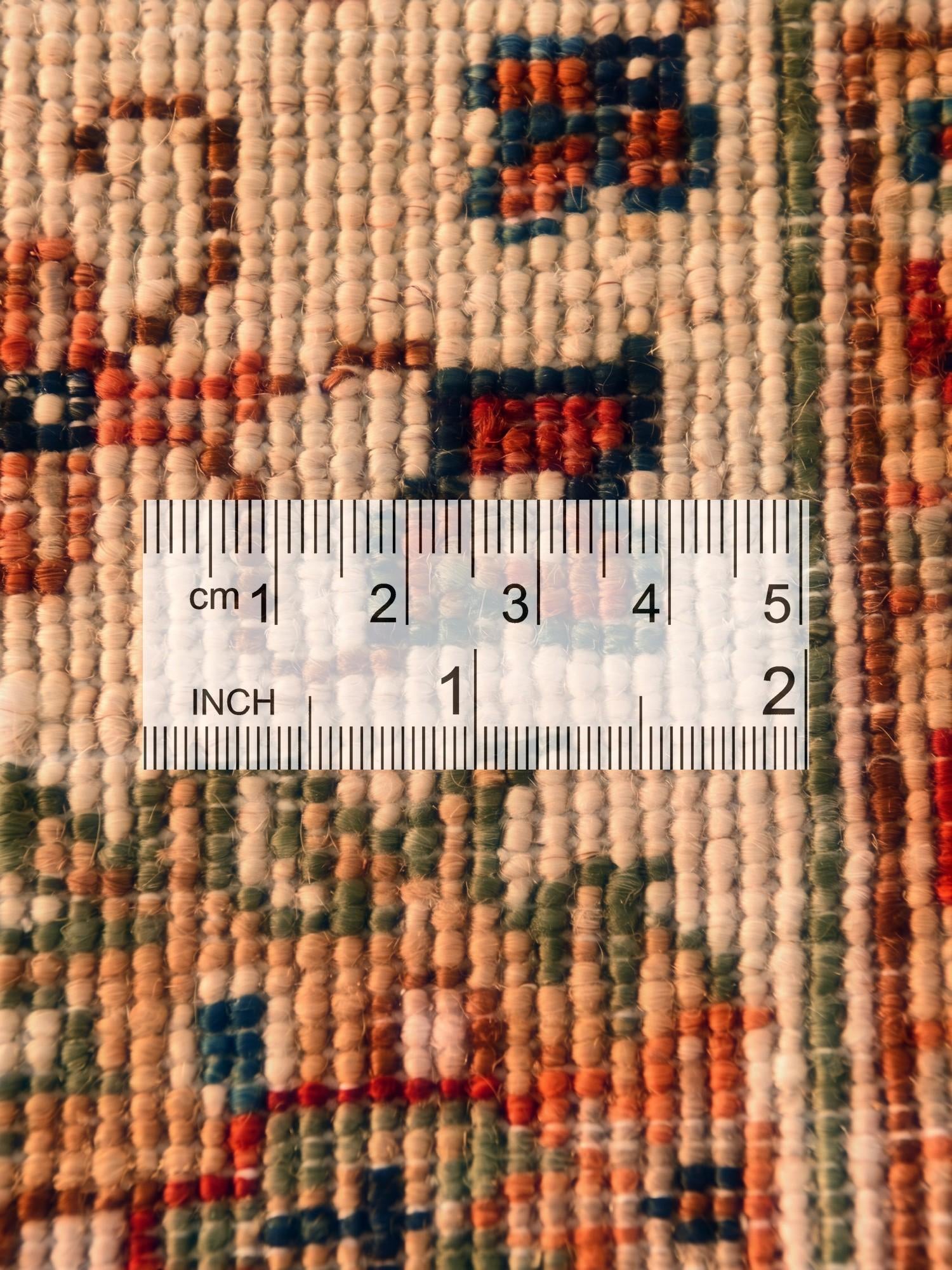 2' 8 x 8' 4 Hand Knotted Pershawar Ziegler Runner Rug