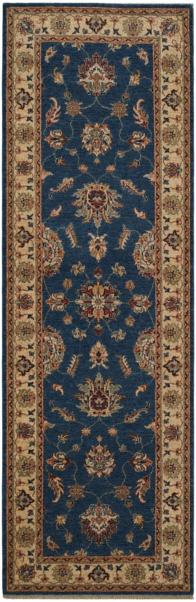 2' 8 x 8' 4 Hand Knotted Pershawar Ziegler Runner Rug
