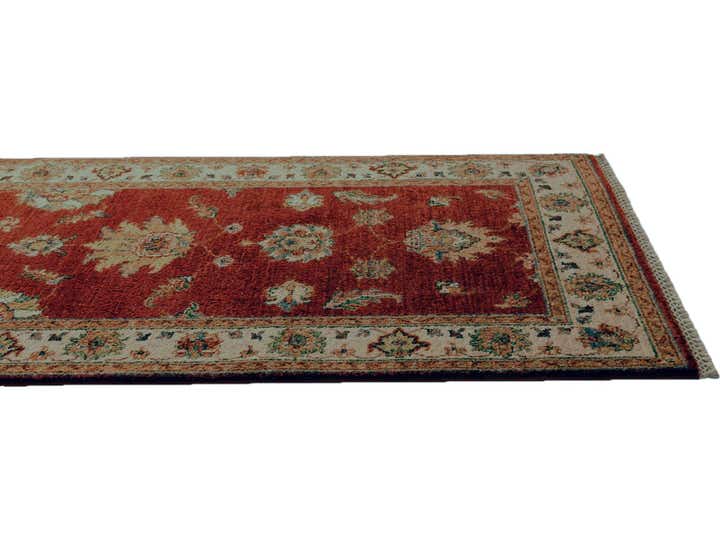 2' 8 x 8' 4 Hand Knotted Pershawar Ziegler Runner Rug