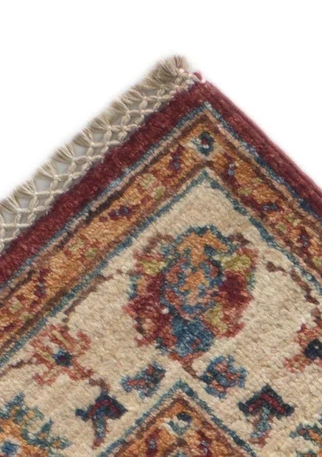 Detail image of 2' 8 x 8' 4 Hand Knotted Pershawar Ziegler Runner Rug