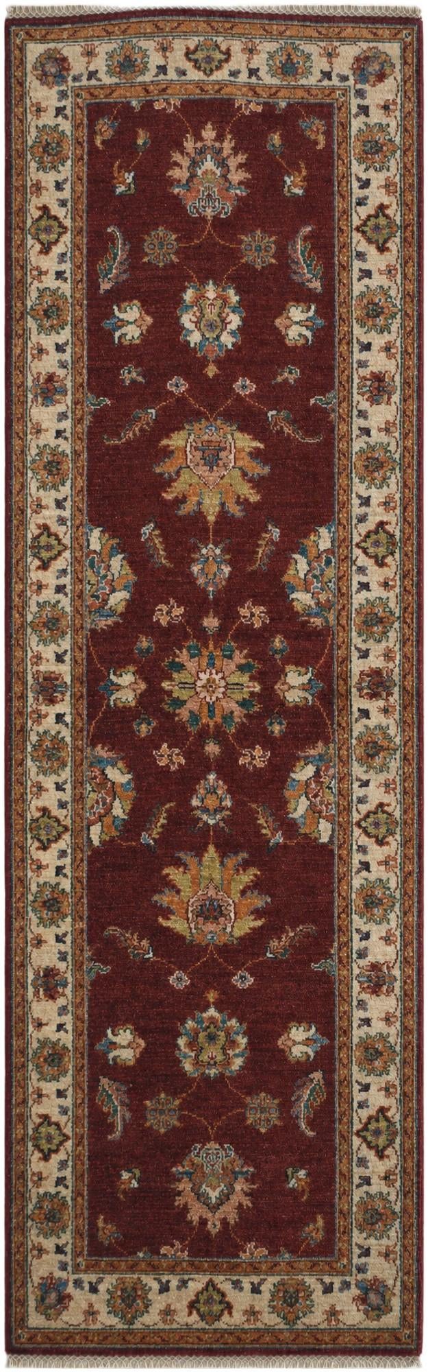 2' 8 x 8' 4 Hand Knotted Pershawar Ziegler Runner Rug