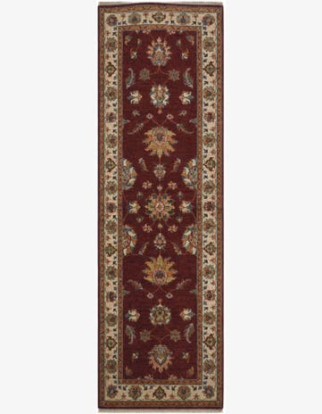 2' 8 x 8' 4 Hand Knotted Pershawar Ziegler Runner Rug