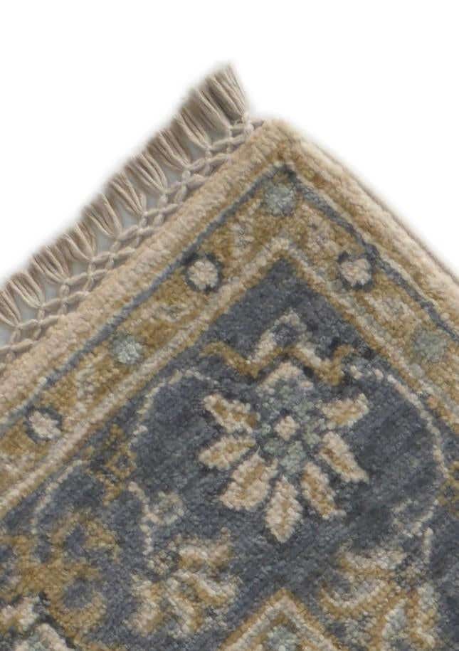 2' 9 x 8' 7 Hand Knotted Pershawar Ziegler Runner Rug