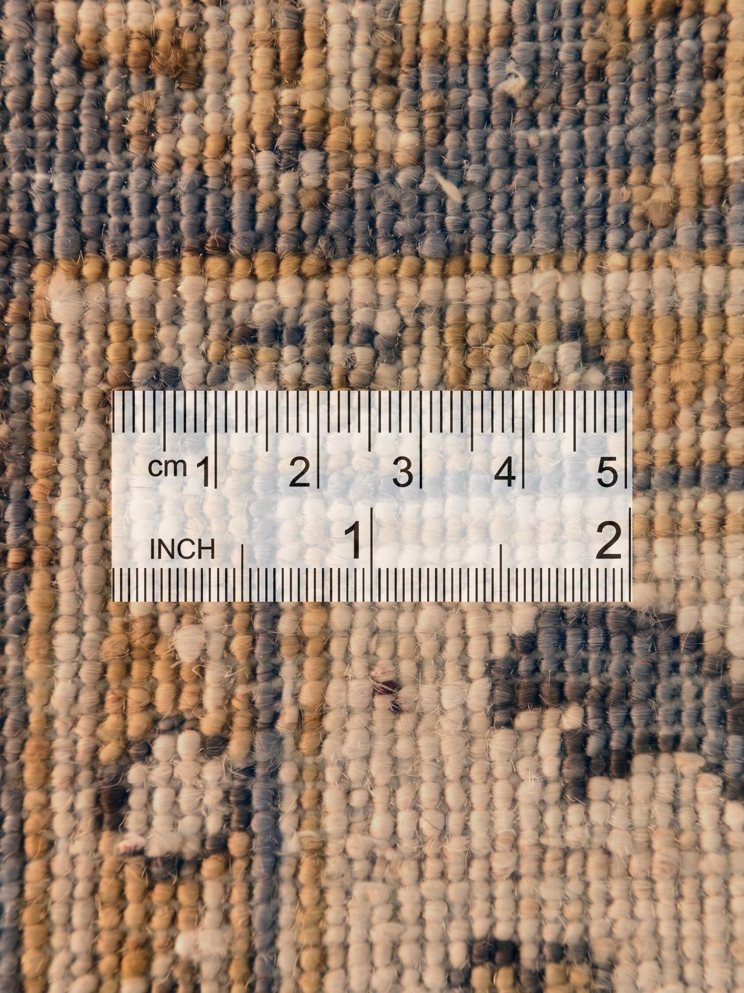 2' 9 x 8' 7 Hand Knotted Pershawar Ziegler Runner Rug