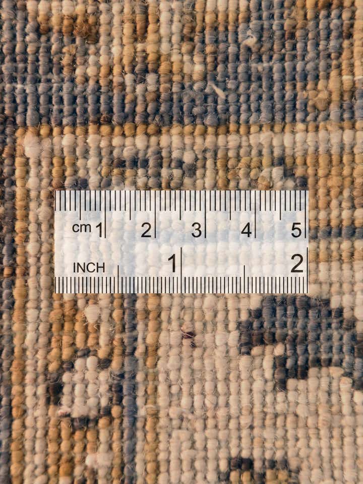 2' 9 x 8' 7 Hand Knotted Pershawar Ziegler Runner Rug