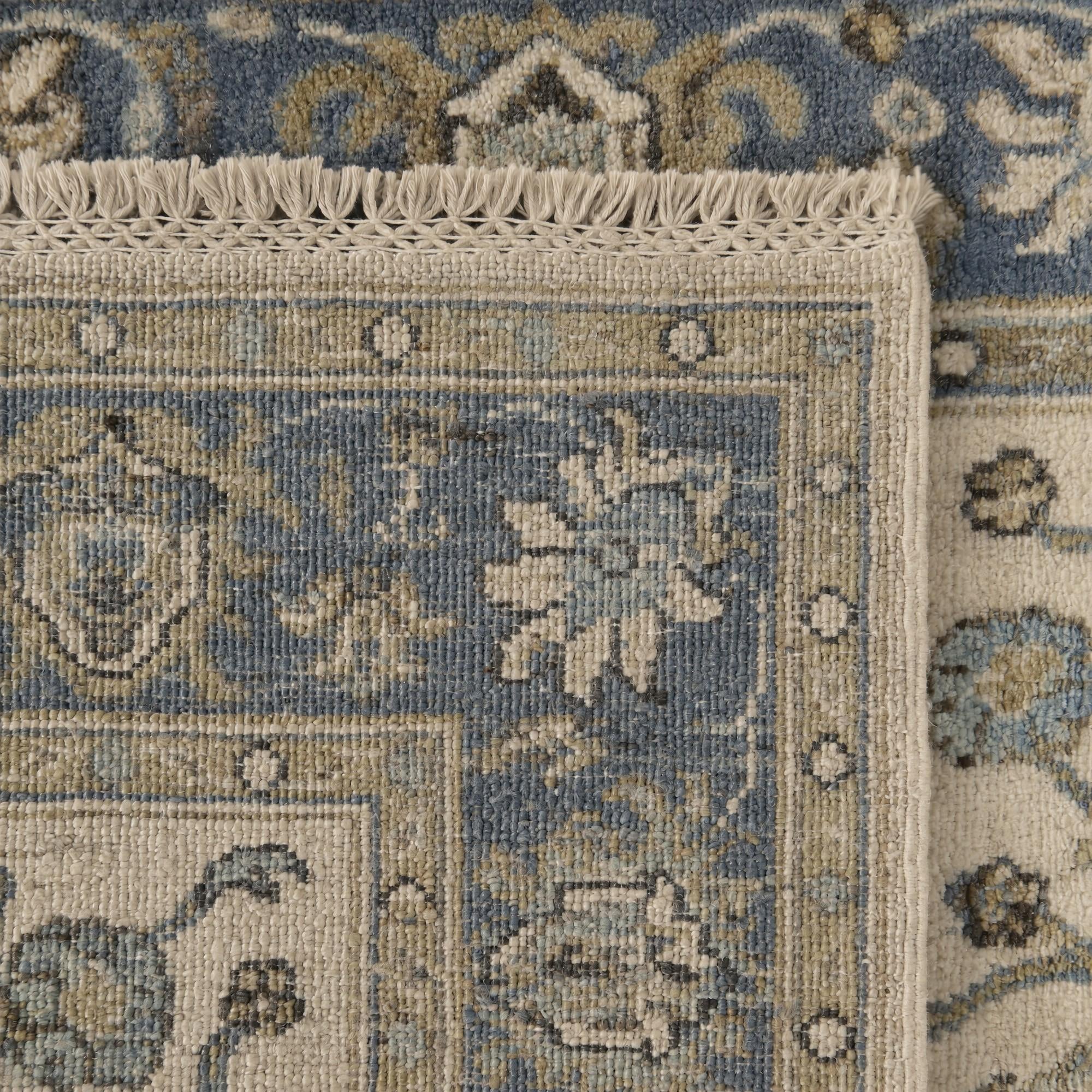 85cm x 260cm Hand Knotted Pershawar Ziegler Runner Rug