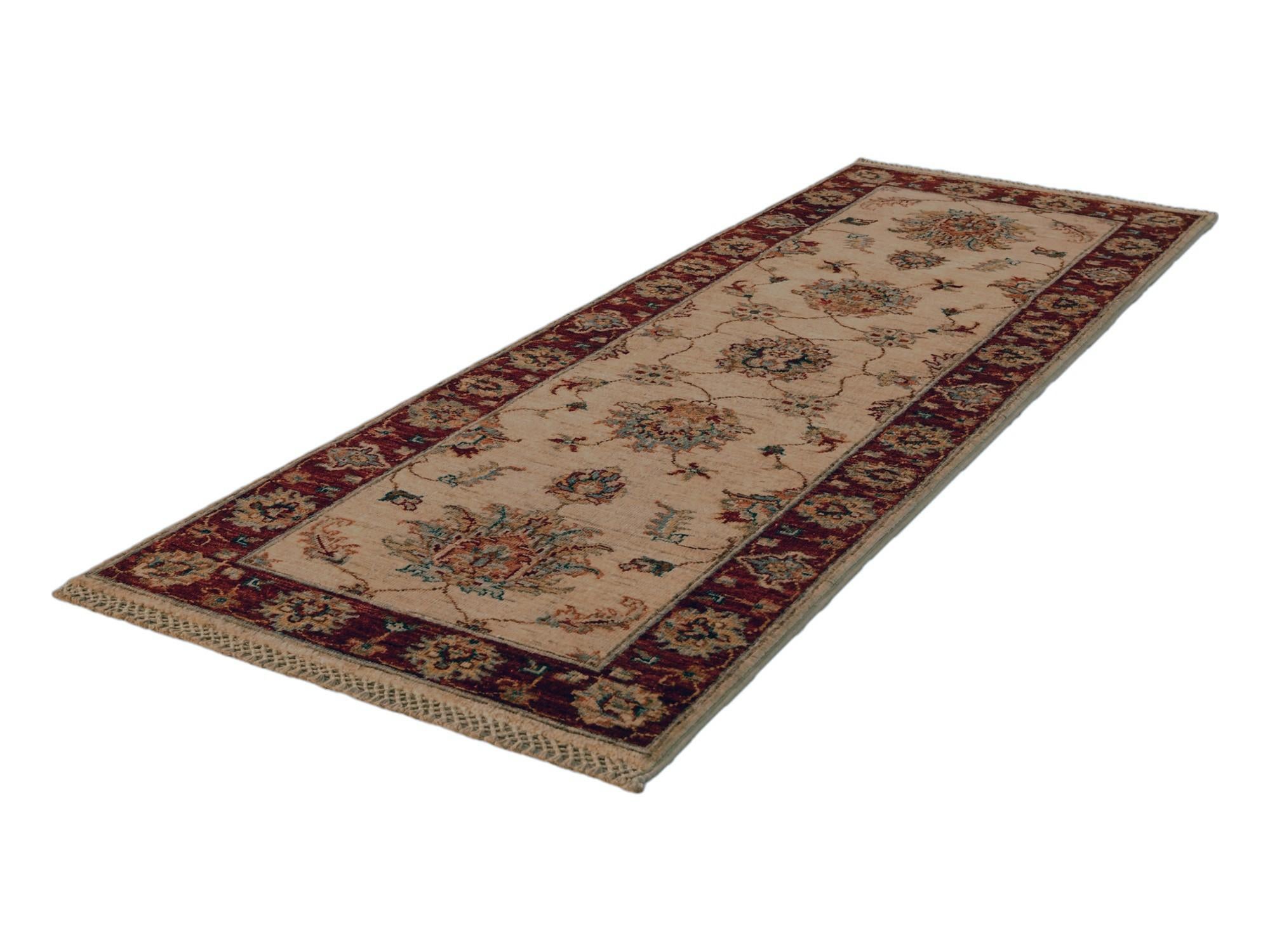 2' 2 x 6' 1 Hand Knotted Peshawar Ziegler Runner Rug