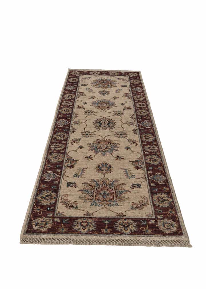 2' 2 x 6' 1 Hand Knotted Peshawar Ziegler Runner Rug