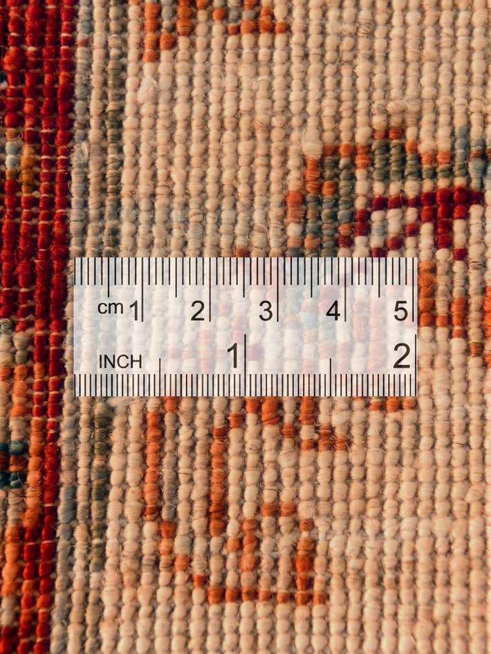 Detail image of 2' 2 x 6' 1 Hand Knotted Peshawar Ziegler Runner Rug