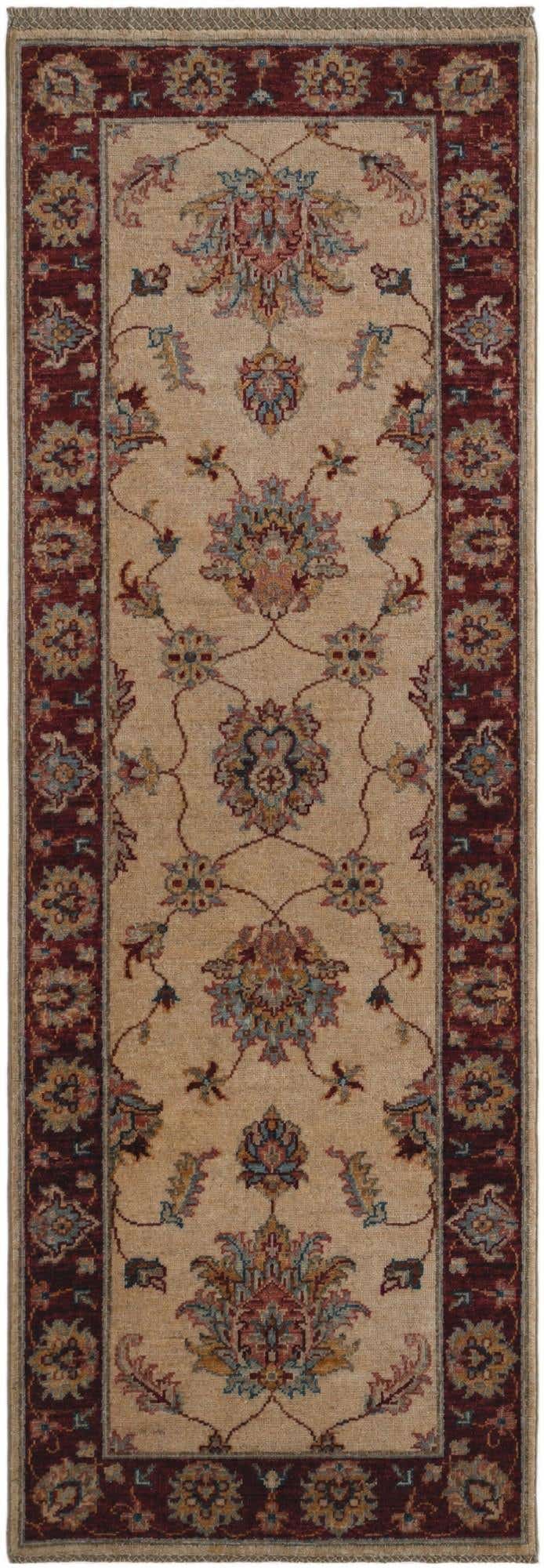 2' 2 x 6' 1 Hand Knotted Peshawar Ziegler Runner Rug