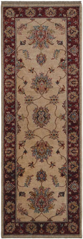 2' 2 x 6' 1 Hand Knotted Peshawar Ziegler Runner Rug