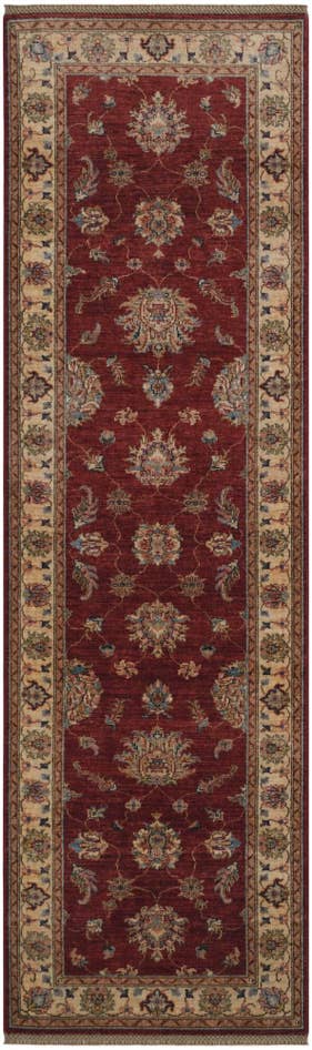 Detail image of 80cm x 265cm anudado a mano Peshawar Ziegler Alfombra Pasillera
